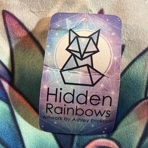 Hidden Rainbows Artwork by Ashley Erickson - pillow cover